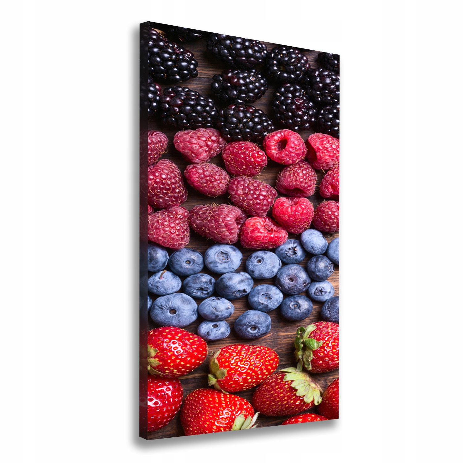 Foto obraz na plátně do obývacího pokoje Lesní ovoce 60x120