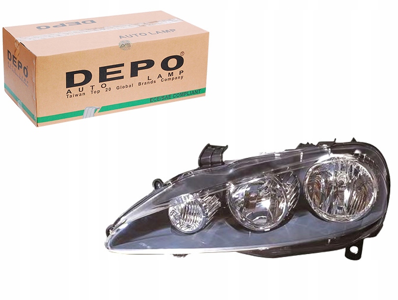 667-1115L-LDEM2 - Фара (H1 / H7 електрична з мотором) ALFA ROM