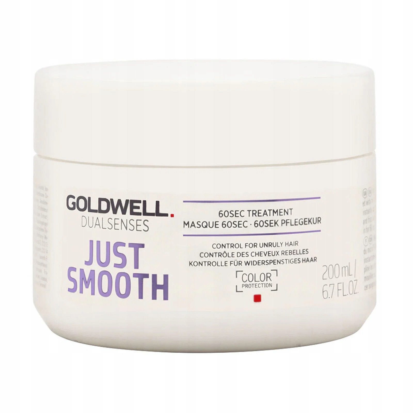 Goldwell, Just Smooth, vyhlazující maska na vlasy, 60sekundová kúra, pro týdenní použití,