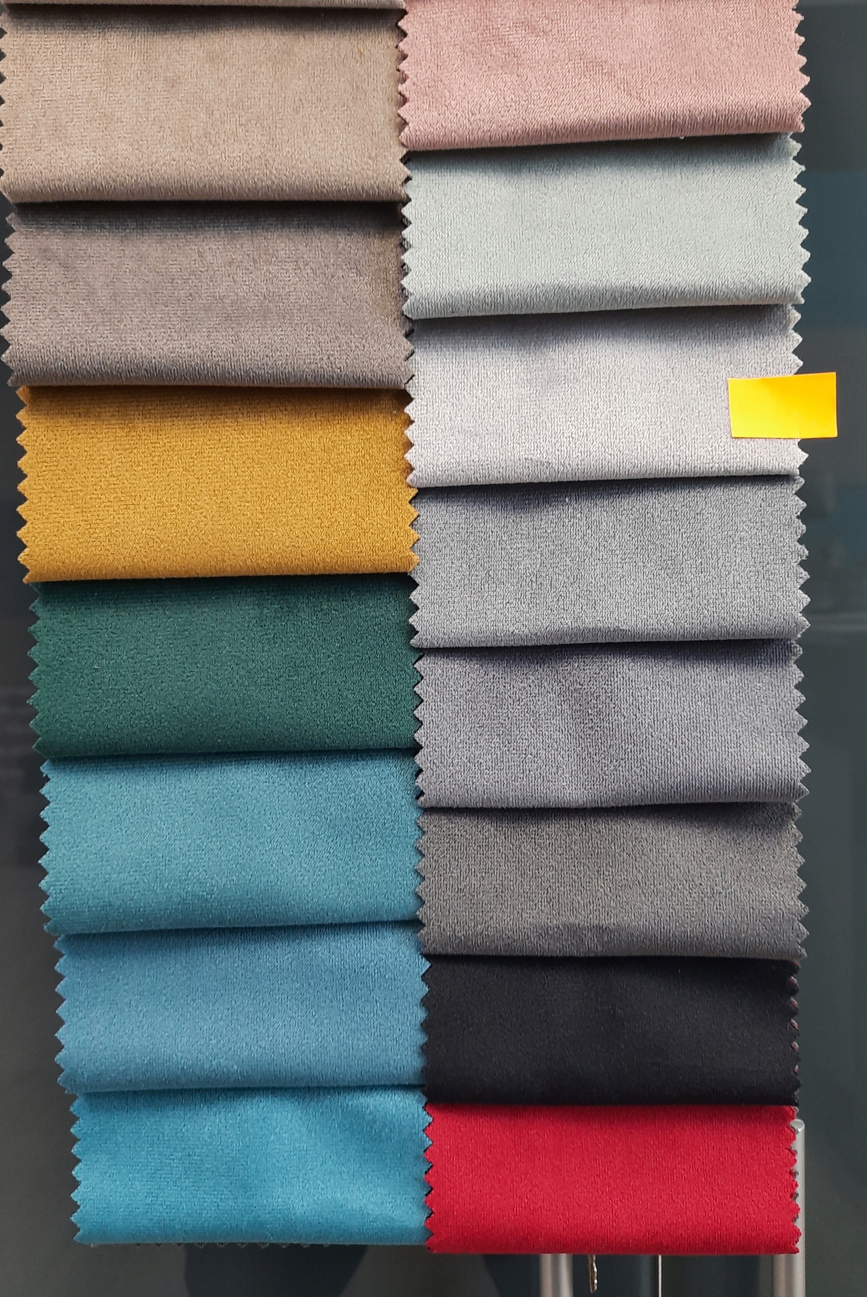 SWING 16 SILVER TKANINA VELVET MEBLOWA ZASŁONA Kod producenta iberis