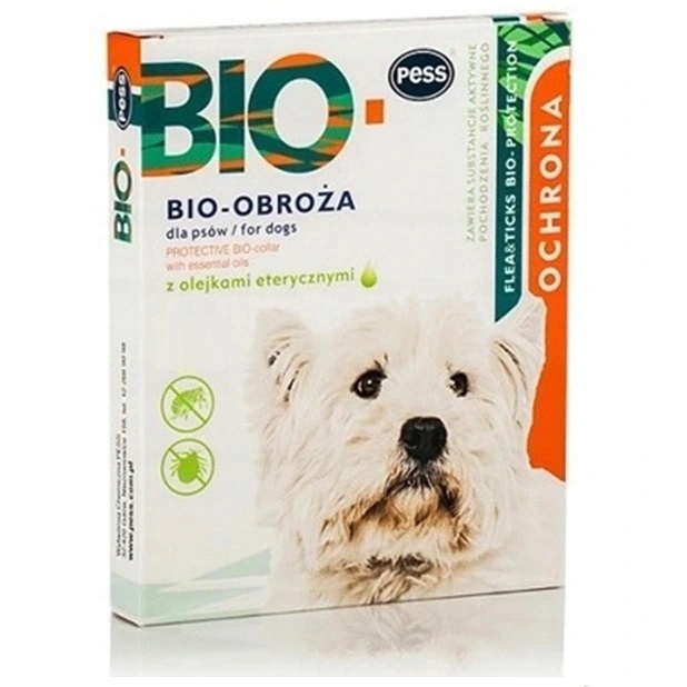 

Pess Bio-Obroża dla psów Kleszcze Pchły Owady 60cm