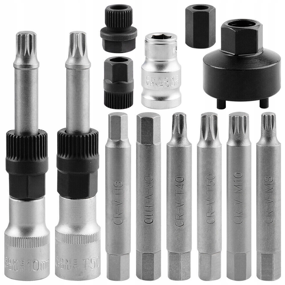 ZESTAW KLUCZY DO ALTERNATORA ZE SPRZĘGŁEM 13el. Marka SilverTools