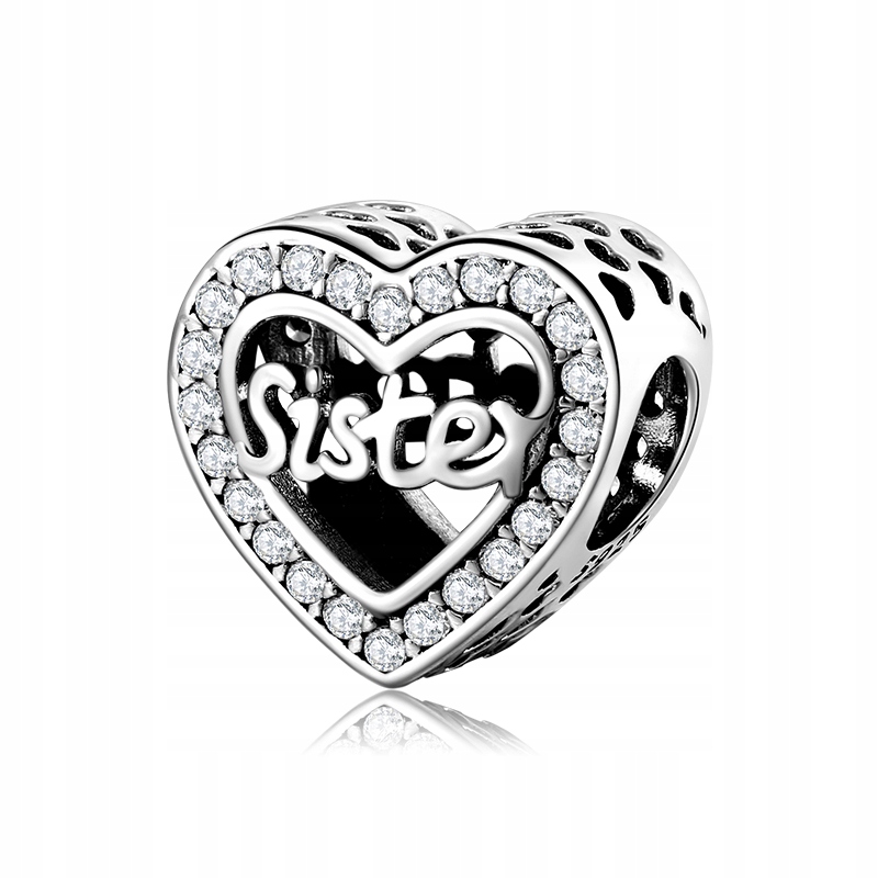 

Charms Serce Sister Siostra do Pandora srebro 925