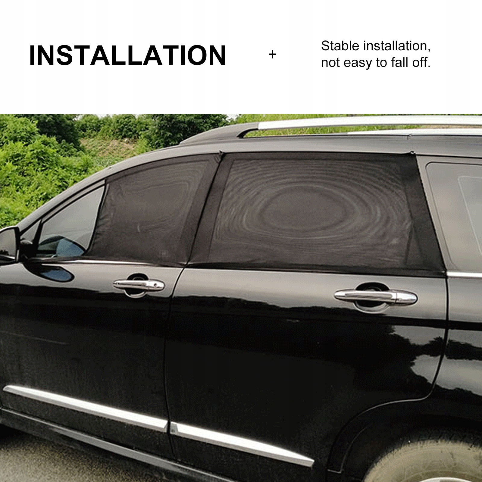 SIATKA ZACIENIAJĄCA OSŁONA PRZECIWSŁONECZNA SAMOCHODU DZIECIĘCE AUTO OKNO Producent części Inny