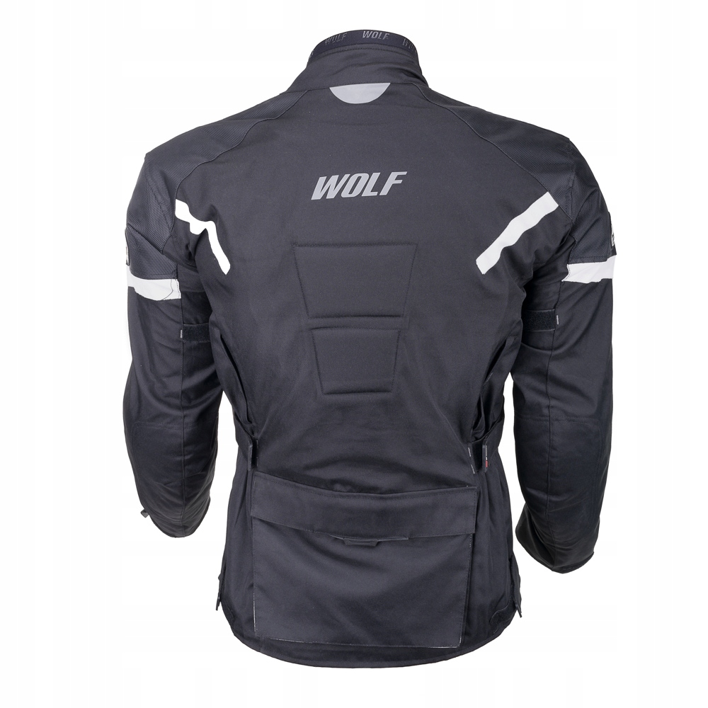 TEKSTYLNA KURTKA MOTOCYKLOWA WOLF EXPLORER BLACK M Materiał tekstylia