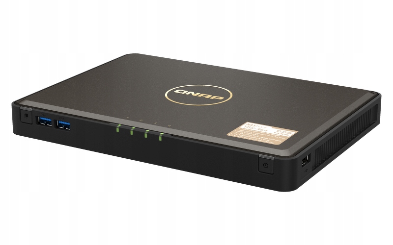 Qnap TBS-464-8G 4-zátokový NASbook server, Intel, 8GB Ram, 2x 2.5GbE, Com