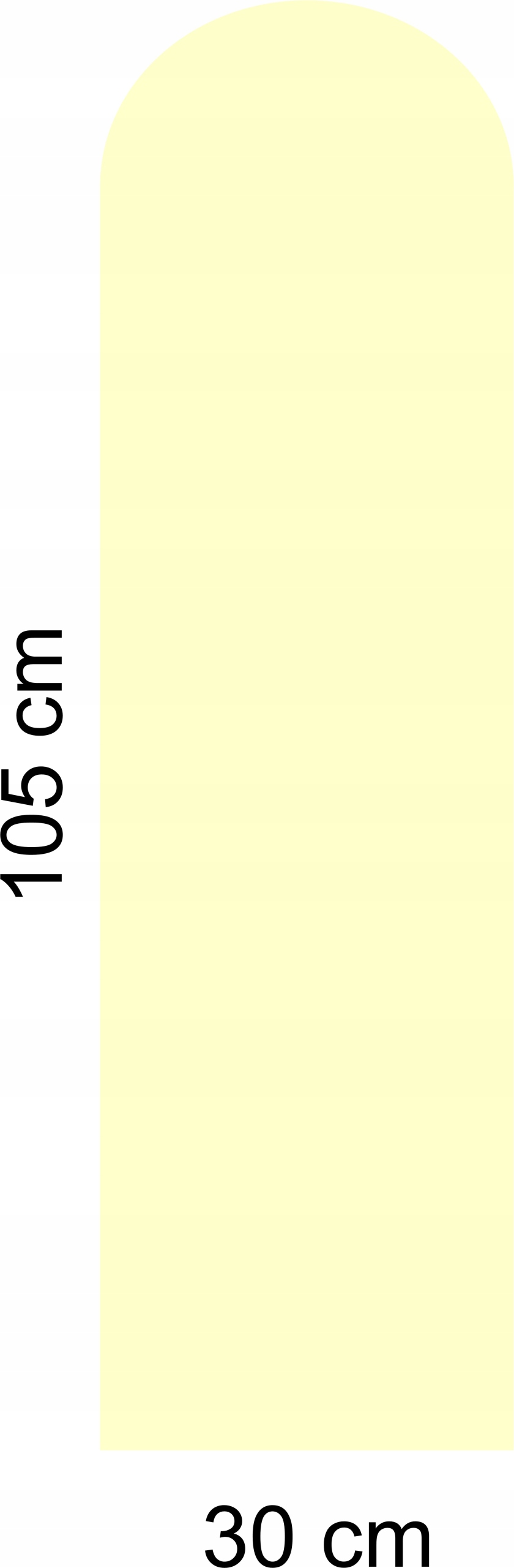 Na Magnety Oblouk hladký rovný bez nápisu kovová tabule Bílá Černá 105x30