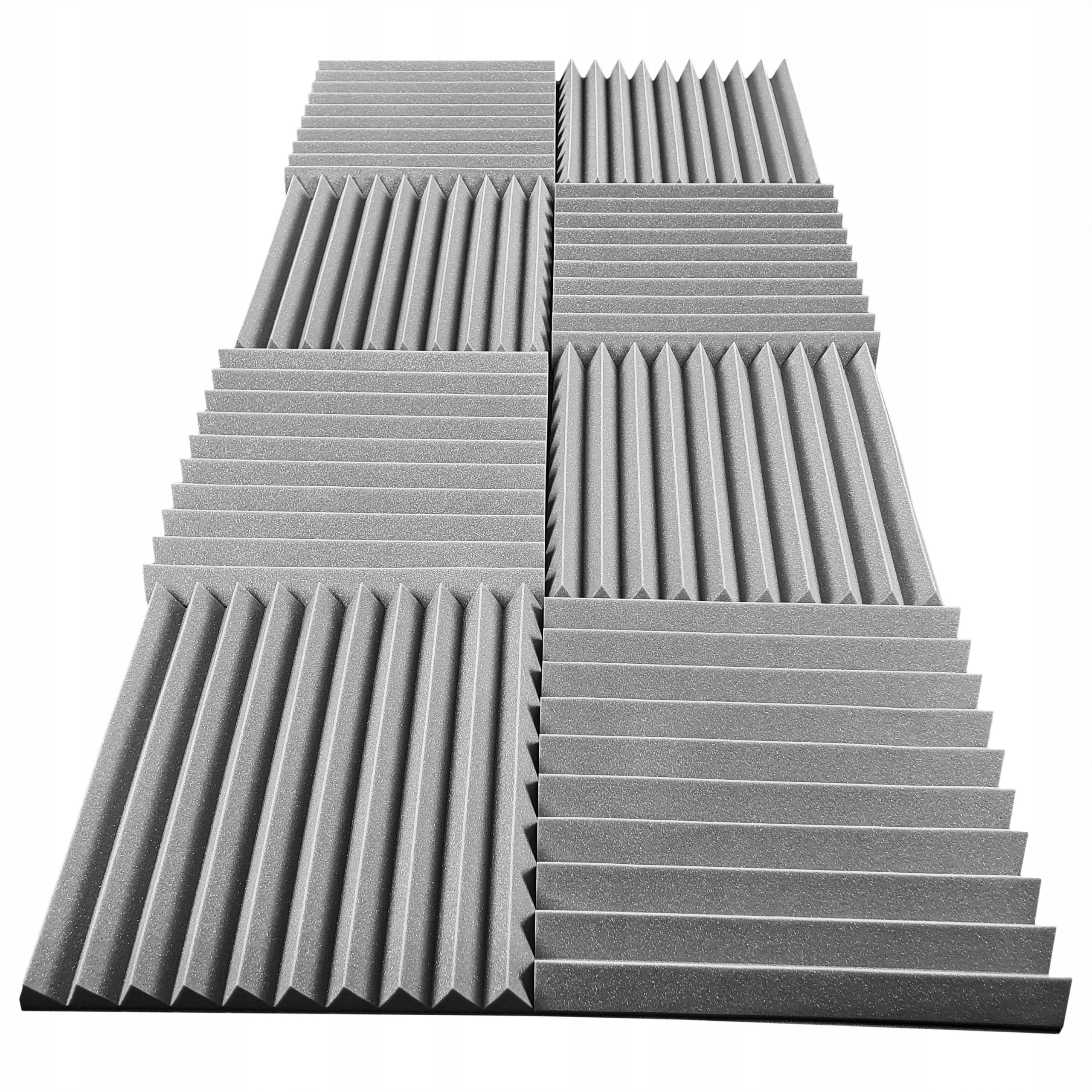 Akustické panely Klin Set 8 ks panelů 6 cm x 50 x 50 cm Panel 2 m2