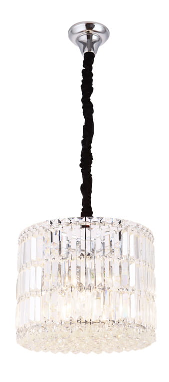 Lampa wisząca z kryształkami, styl glamour, do salonu 40cm 11xE14 Maxlight