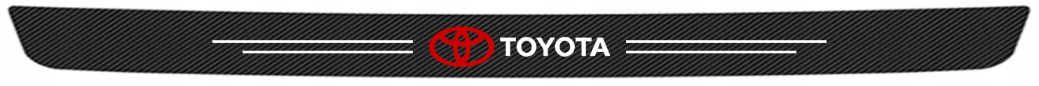 

Osłona naklejka na zderzak, bagażnik Toyota