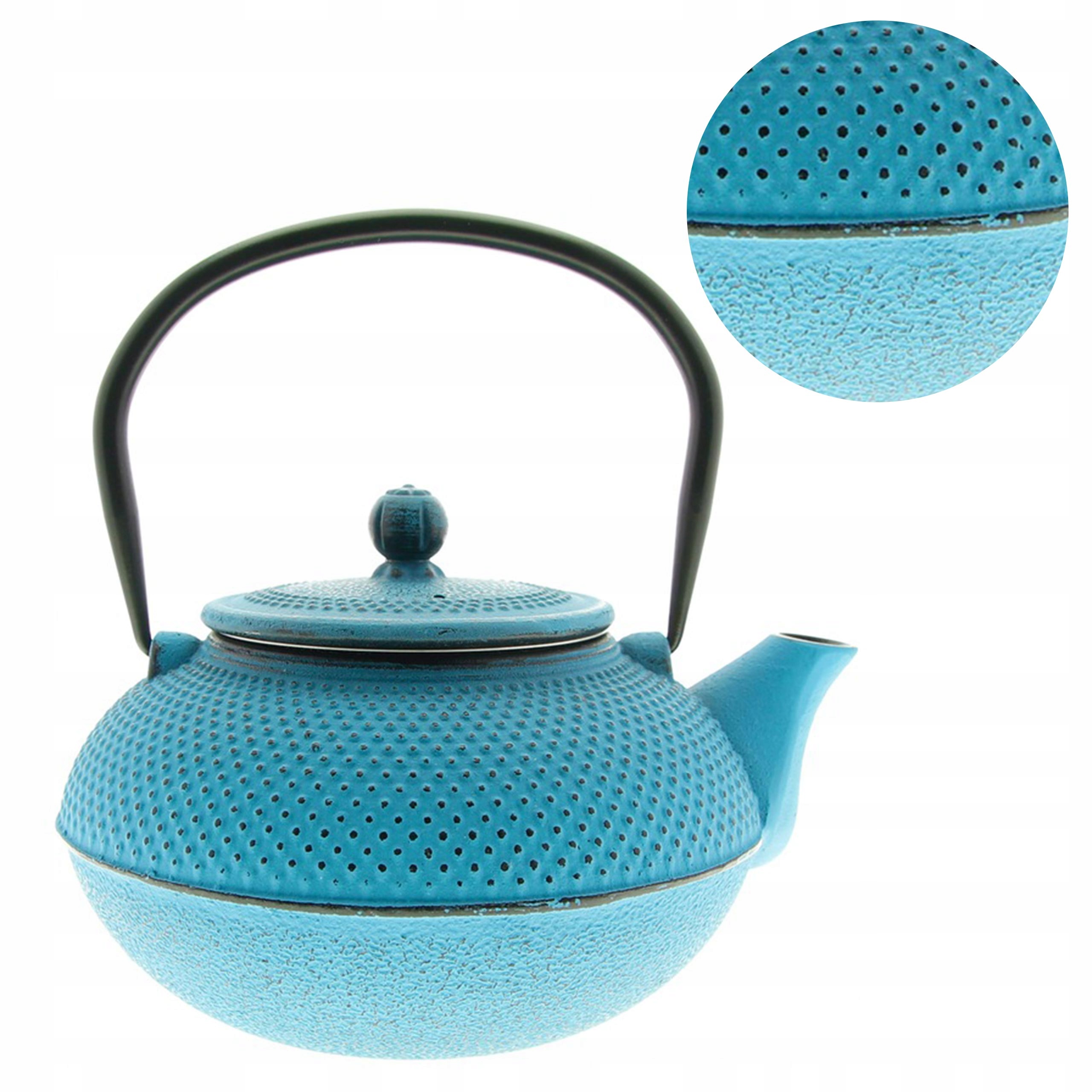 Litinový Čajník Modrý 1.5 L Se Sítkom Na Čaj A Bylinky
