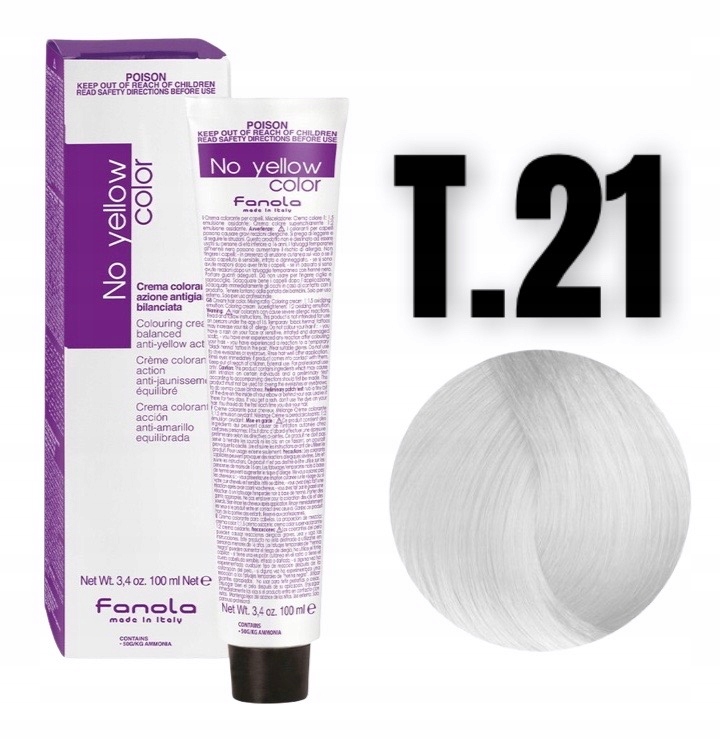 

Fanola No Yellow T.21 Ice Toner Do Blondu 100ML