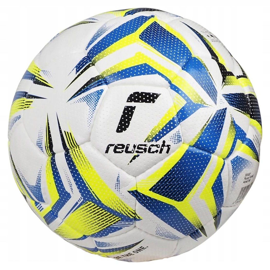 Fotbalový míč Reusch Attrakt Gold bílo-modro-žlutý 5554001 1616 vel. 5
