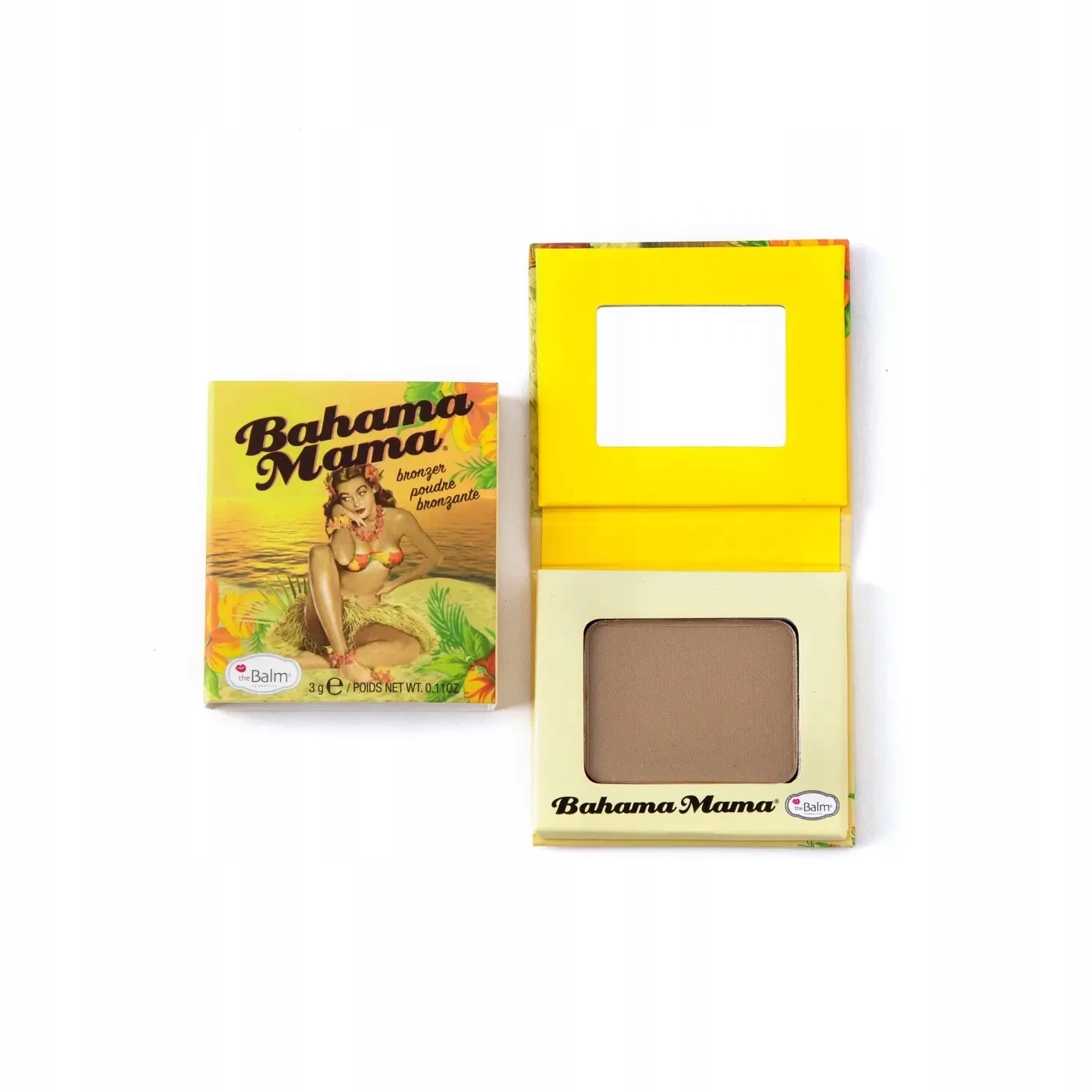 theBalm Bahama Mama bronzer do twarzy TRAVEL SIZE bronzer Bahama Mama Stan opakowania oryginalne