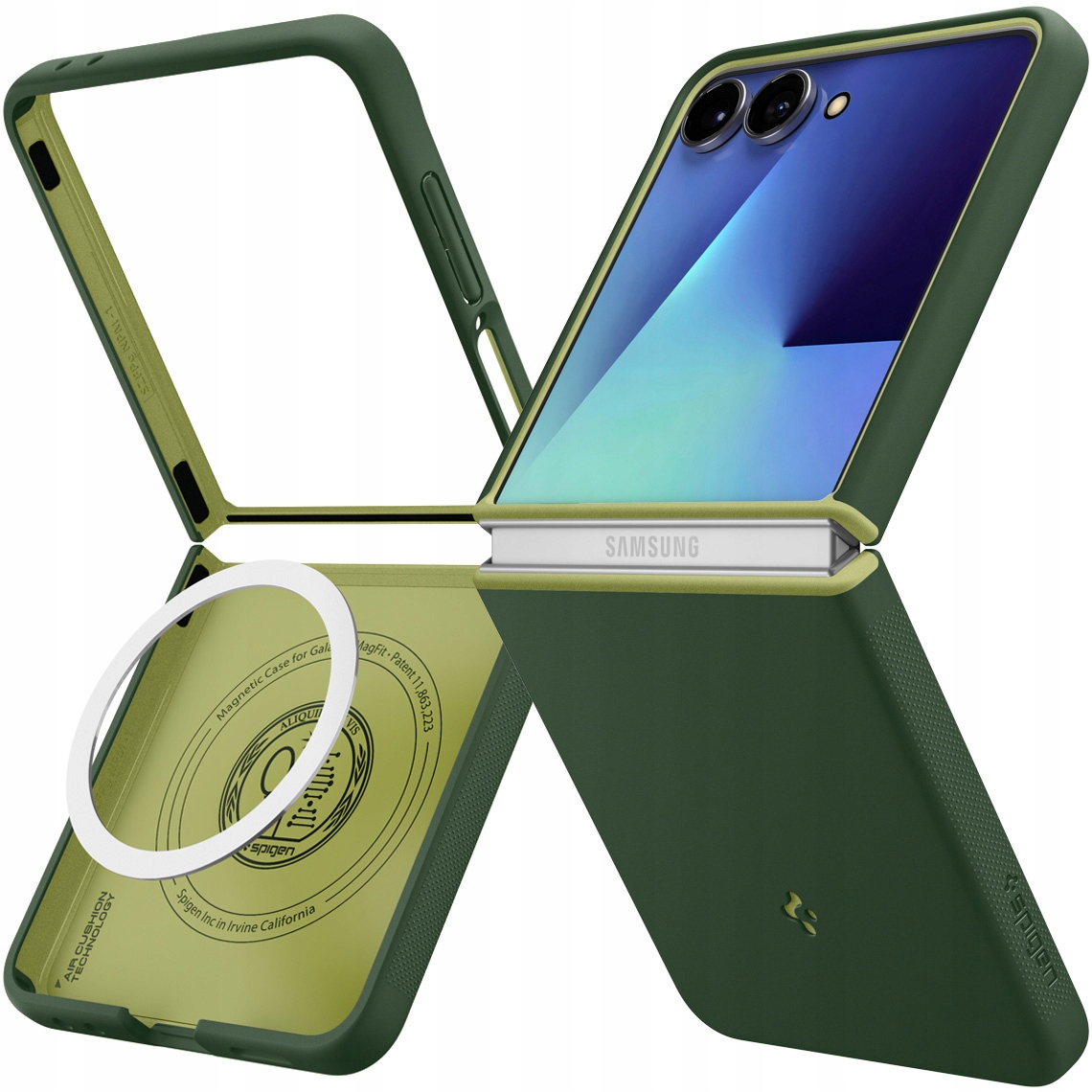 Pouzdro Spigen pro Galaxy Z Flip7 kryt na zadní kryt telefonu pro MagSafe