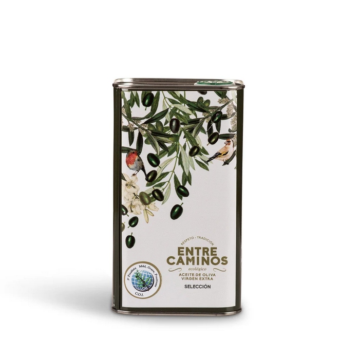 Levně Španělský ekologický extra panenský olej 1 l Entre Caminos Andalusia