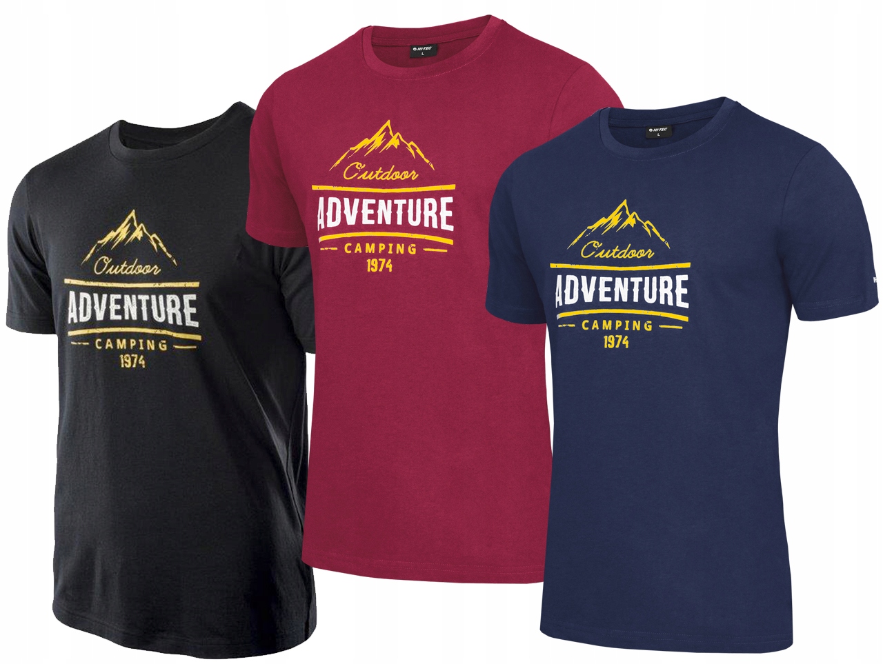 

Koszulka Męska Hi-tec T-shirt Koszulki Zestaw KH04