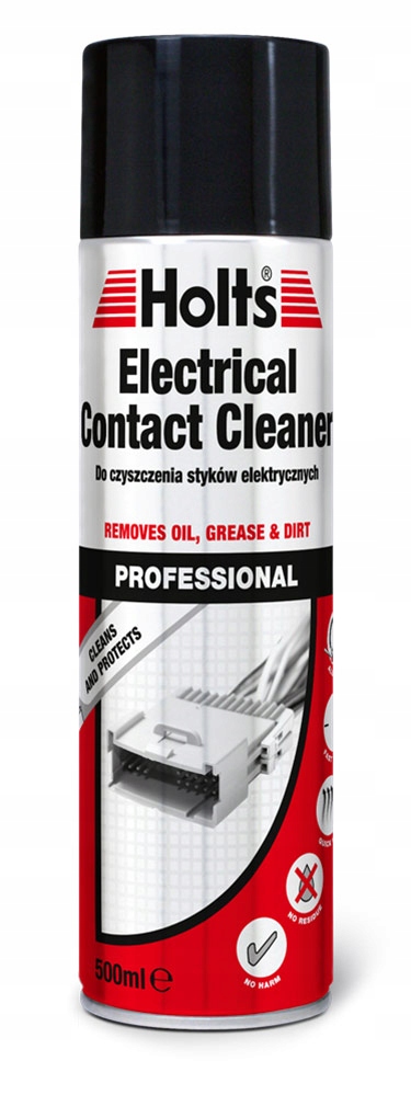 

Holts Kontakt Spray Czyści Styki Elektryczne 500ml