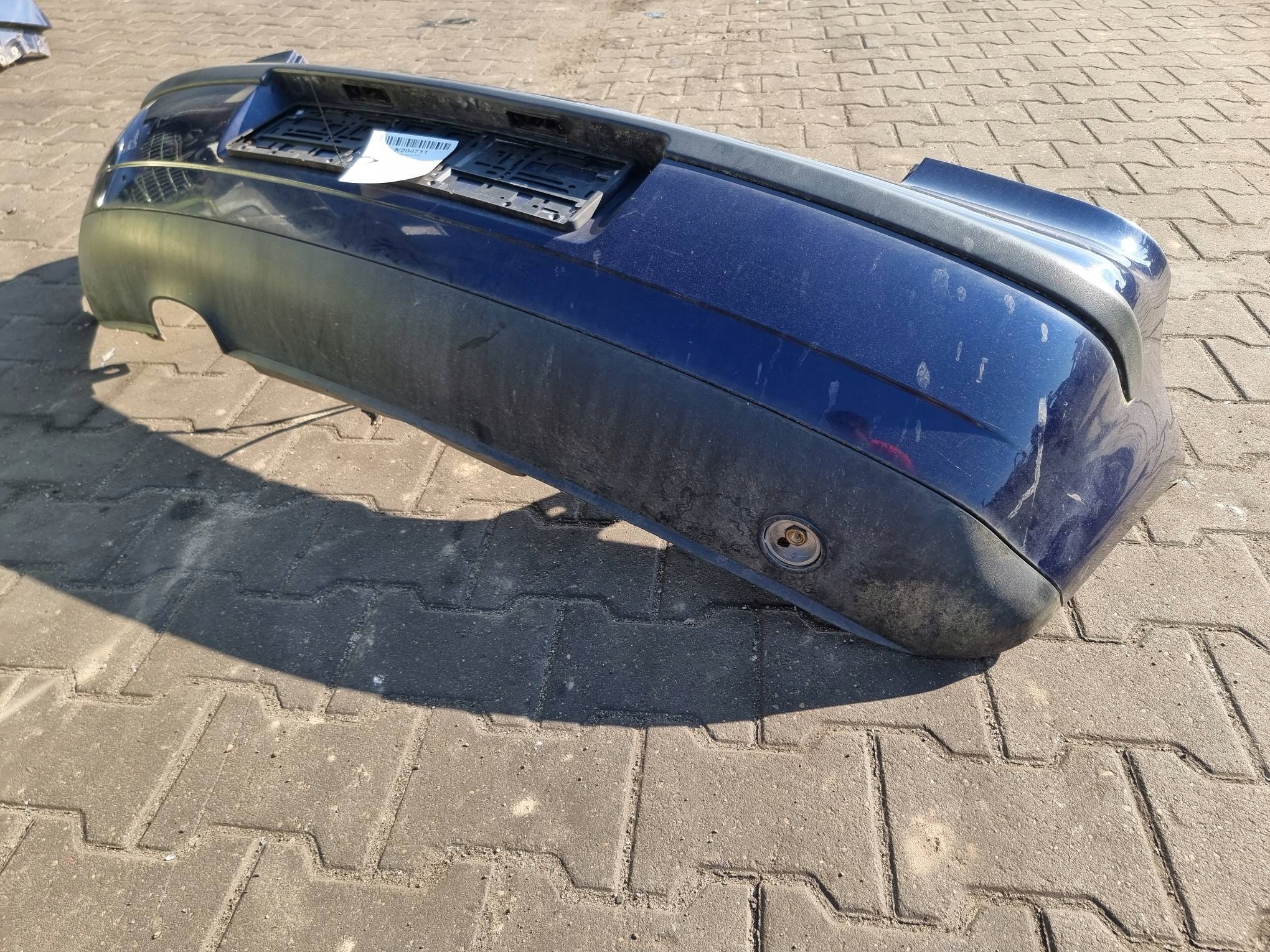 bumper rear part LB5N VOLKSWAGEN POLO 9N