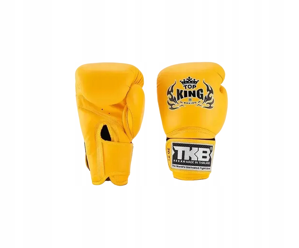boxerské rukavice muay thai top king 10OZ Žluté