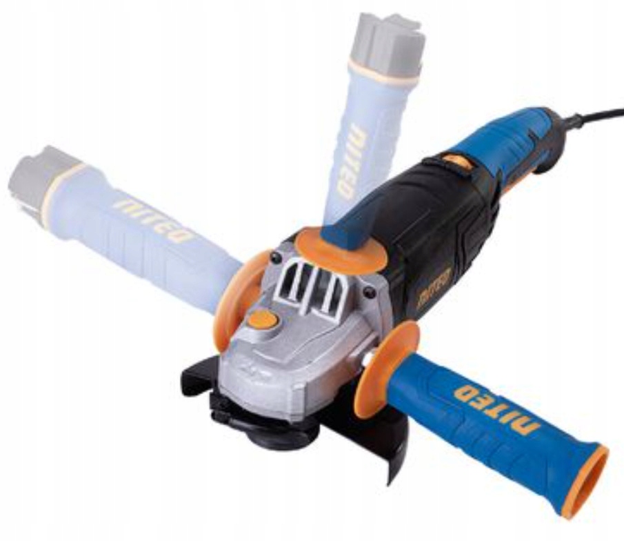 Szlifierka kątowa sieciowa Niteo 1200W 125 regulacja obrotów reg. rękojeść