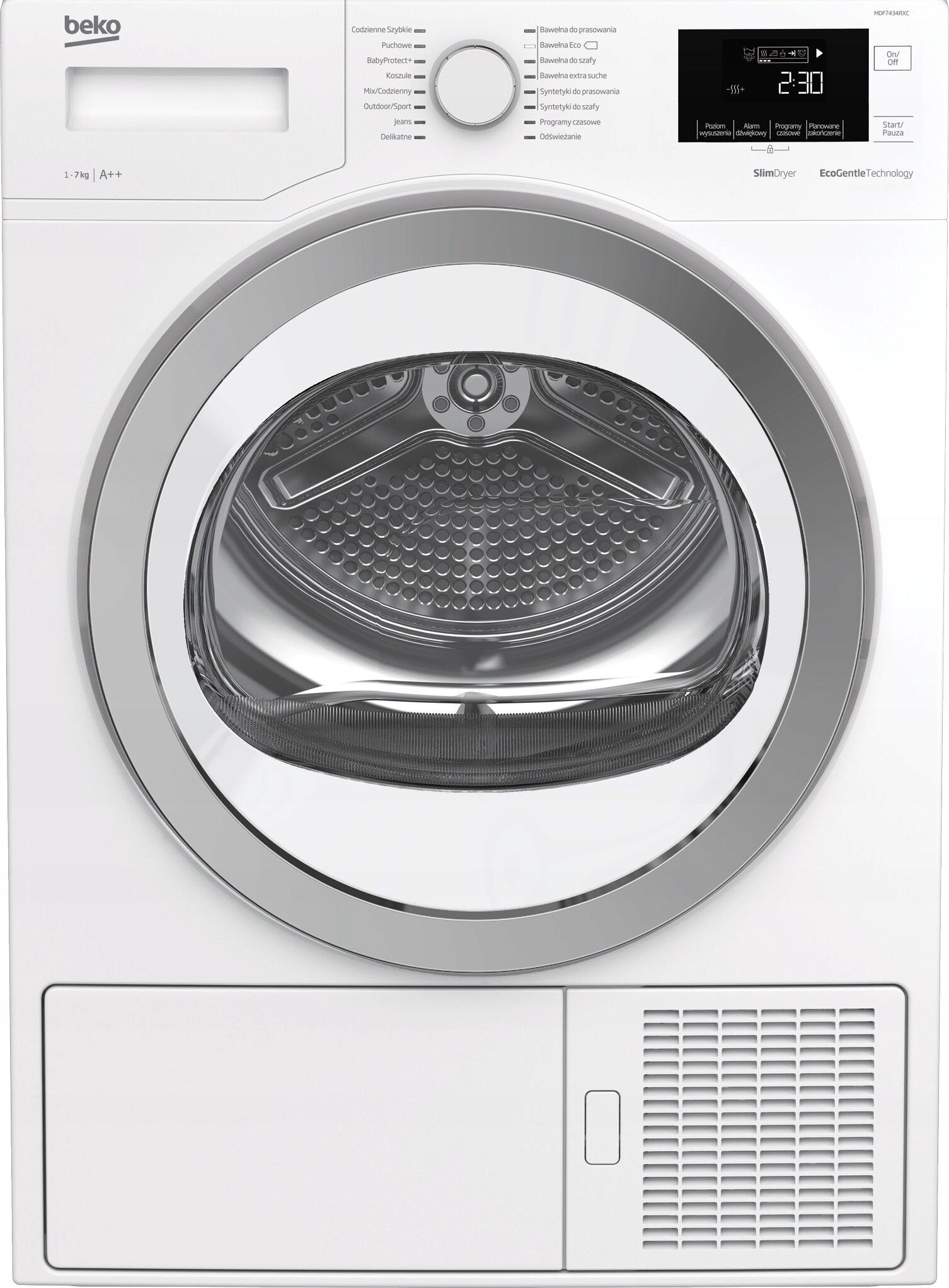 Suszarka pompa ciepła BEKO DF7434RC 7kg OUTLET