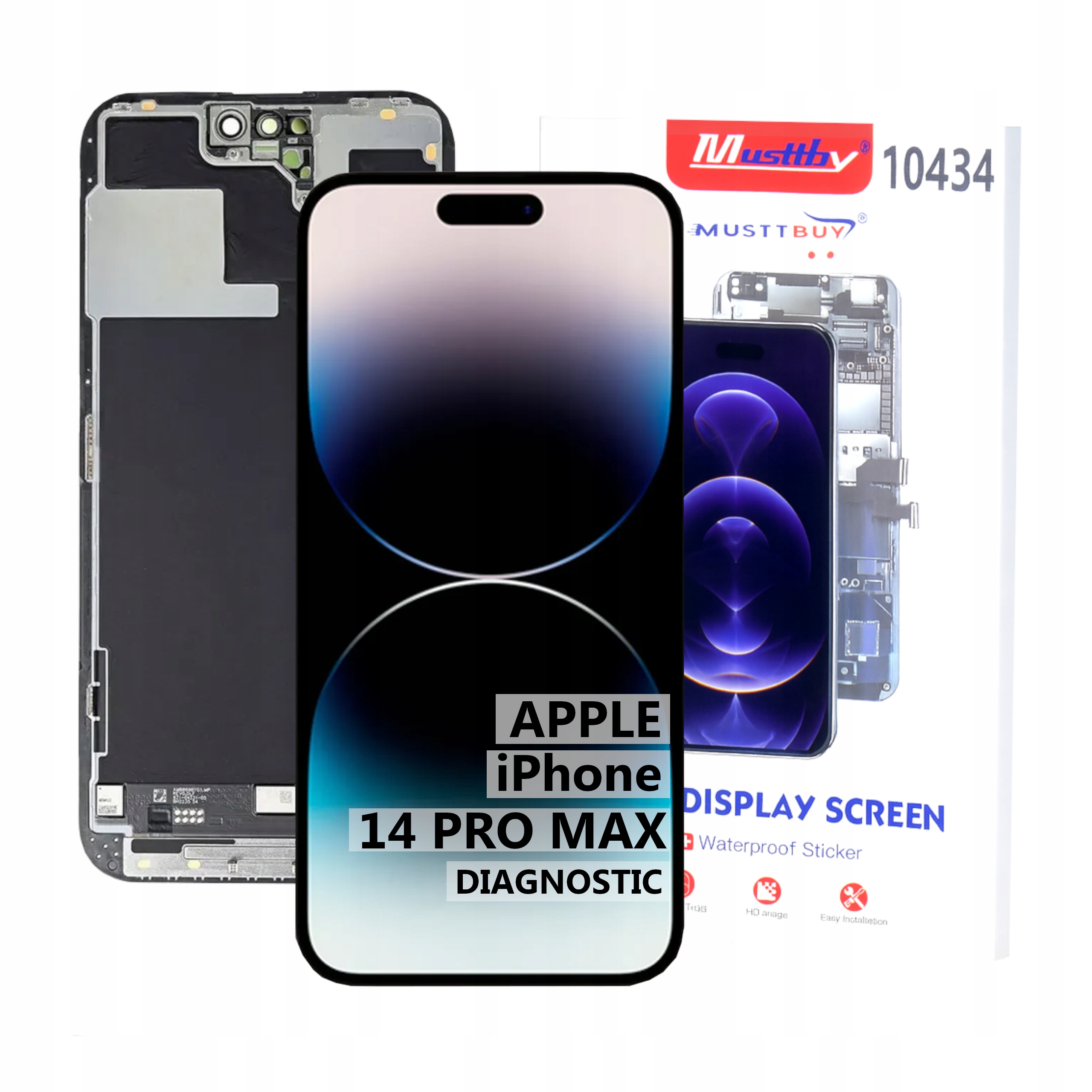 Soft Oled Programovatelný LCD Displej pro Apple iPhone 14 Pro Max 120Hz