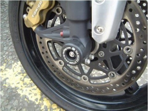 Posuvníky Predného Zavesenia Rg Racing Gsxr K2-K5, SV1000 Čierne