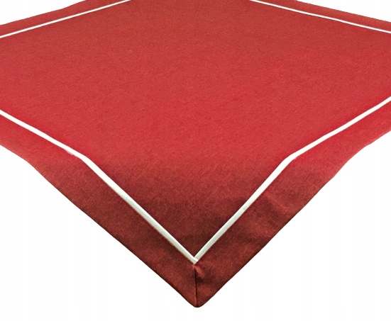 

Obrus kwadratowy Bordowy Czerwony świąteczny 80x80