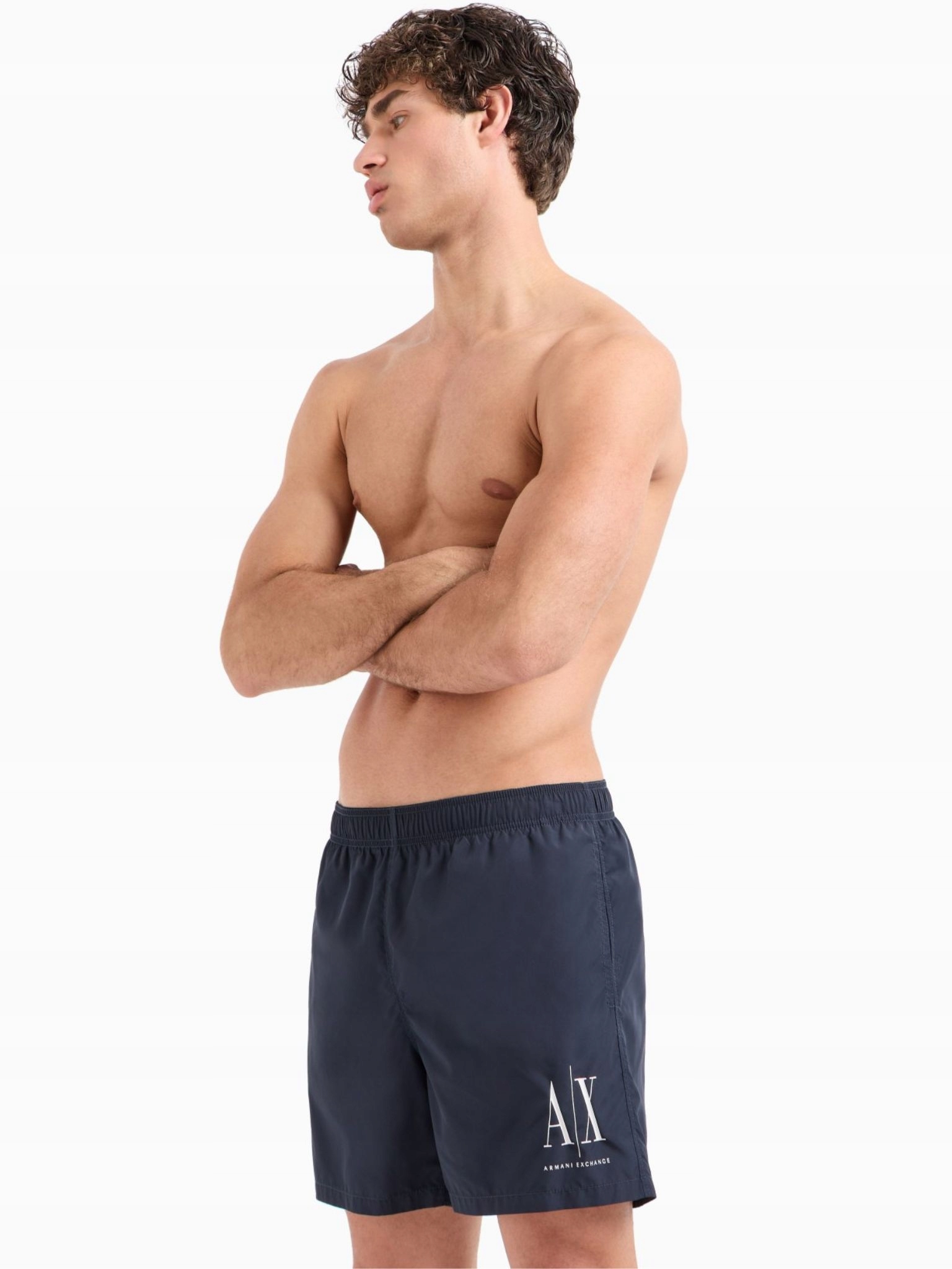 Pánské plavkové šortky Armani Exchange 953034 CC623 tmavě modrá XXL