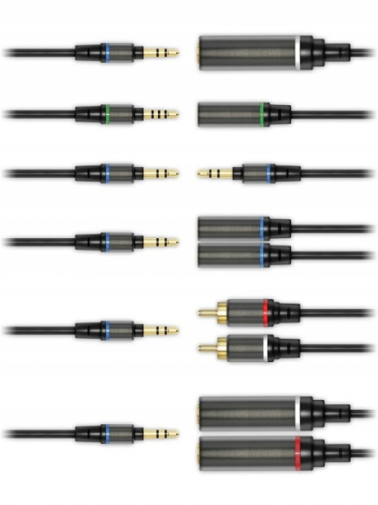 Ik iLine Mobile Music Cable Kit Zestaw 6 kabli