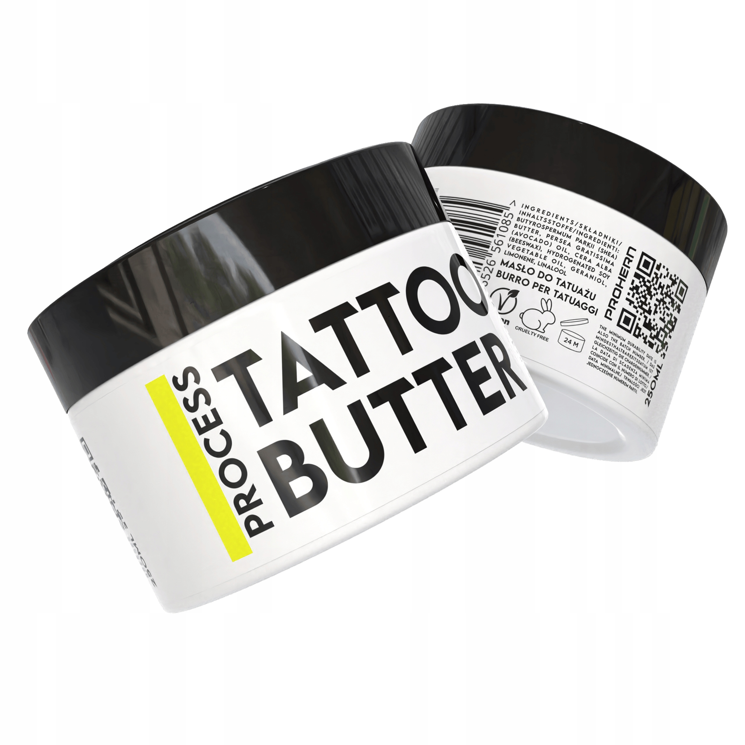 Prohern Tattoo Butter Process 250 g Do pielęgnacji tatuażu Polskie