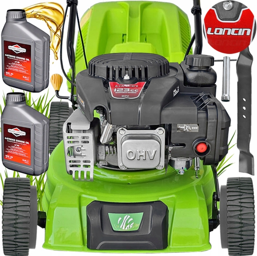 Kosiarka Metalowa obudowa Loncin spalinowa do trawy Napędem 41CM +2x Briggs