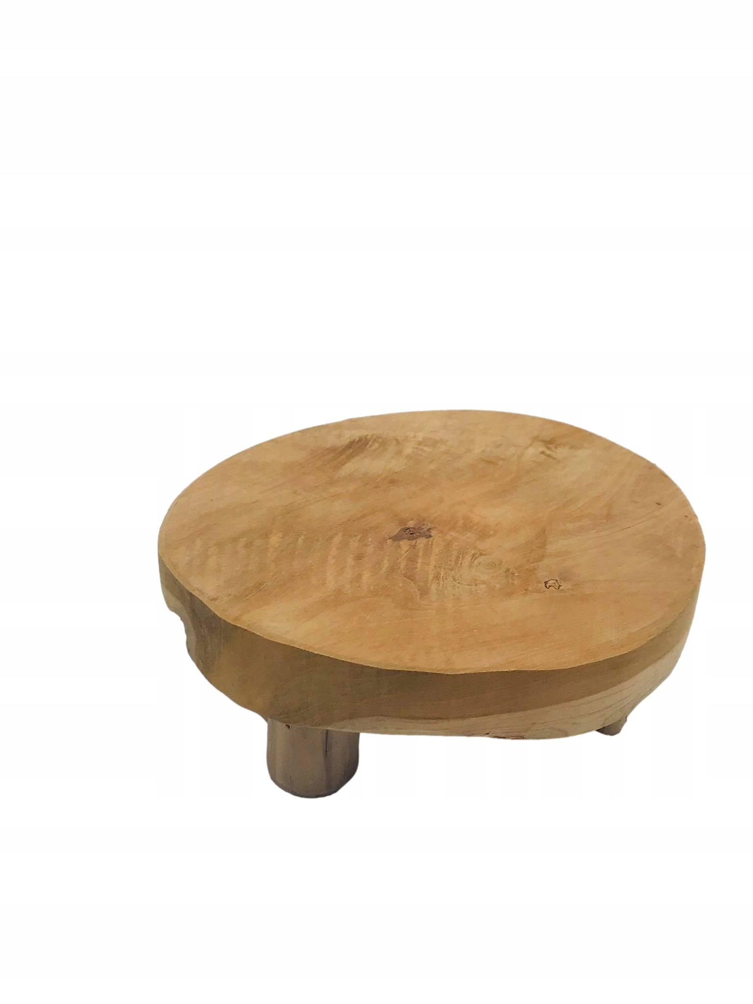 Taca drewno Teak nóżkach Boho Loft Styl Kwietnik