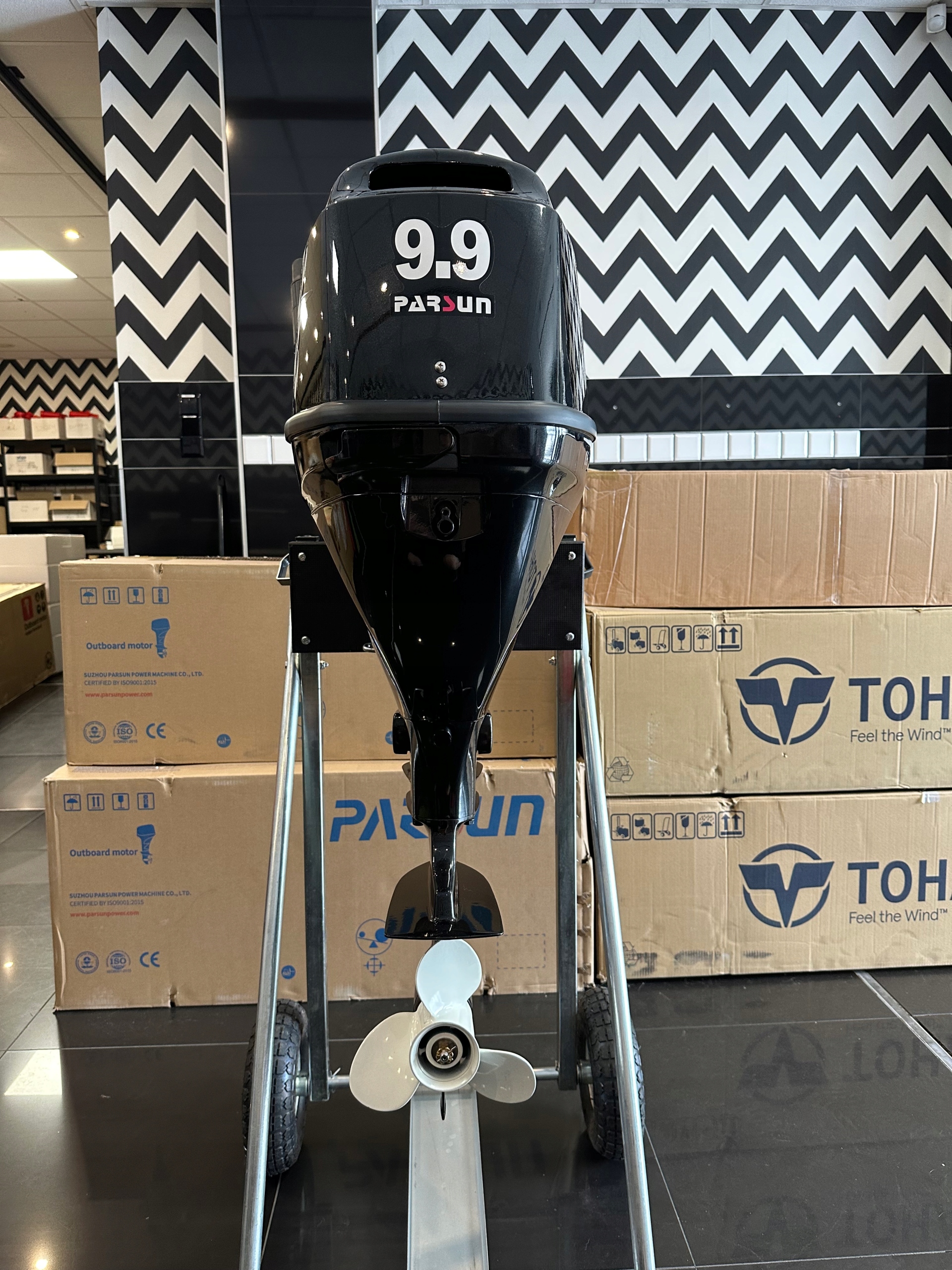 Silnik zaburtowy PARSUN F9.9BMS 15KM RUMPEL S Model PARSUN F9.9BMS (15KM)