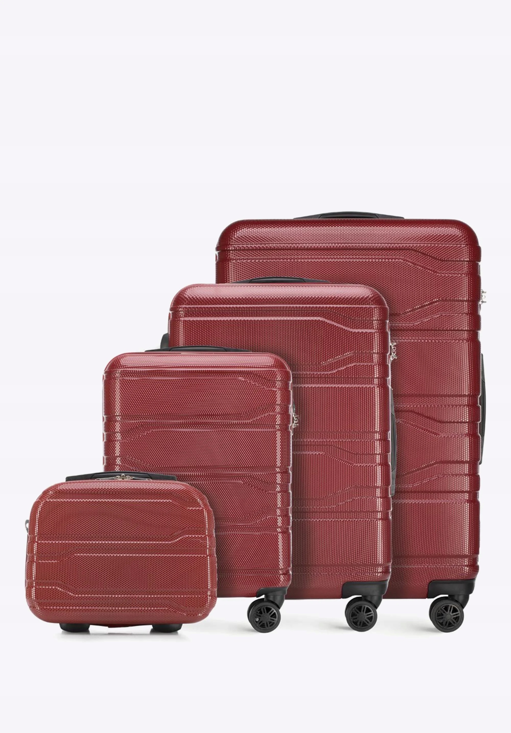 Sada kufrů s Pc kosmetickou taštičkou Wittchen 56-3P-98K-31 zámek Tsa prostorný