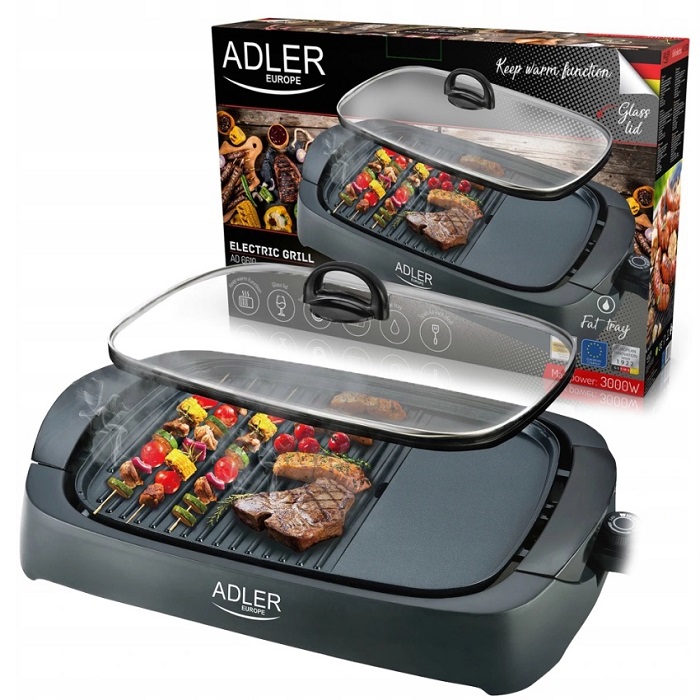 Grill Elektryczny Ogrodowy Na Balkon 3000W AD6610