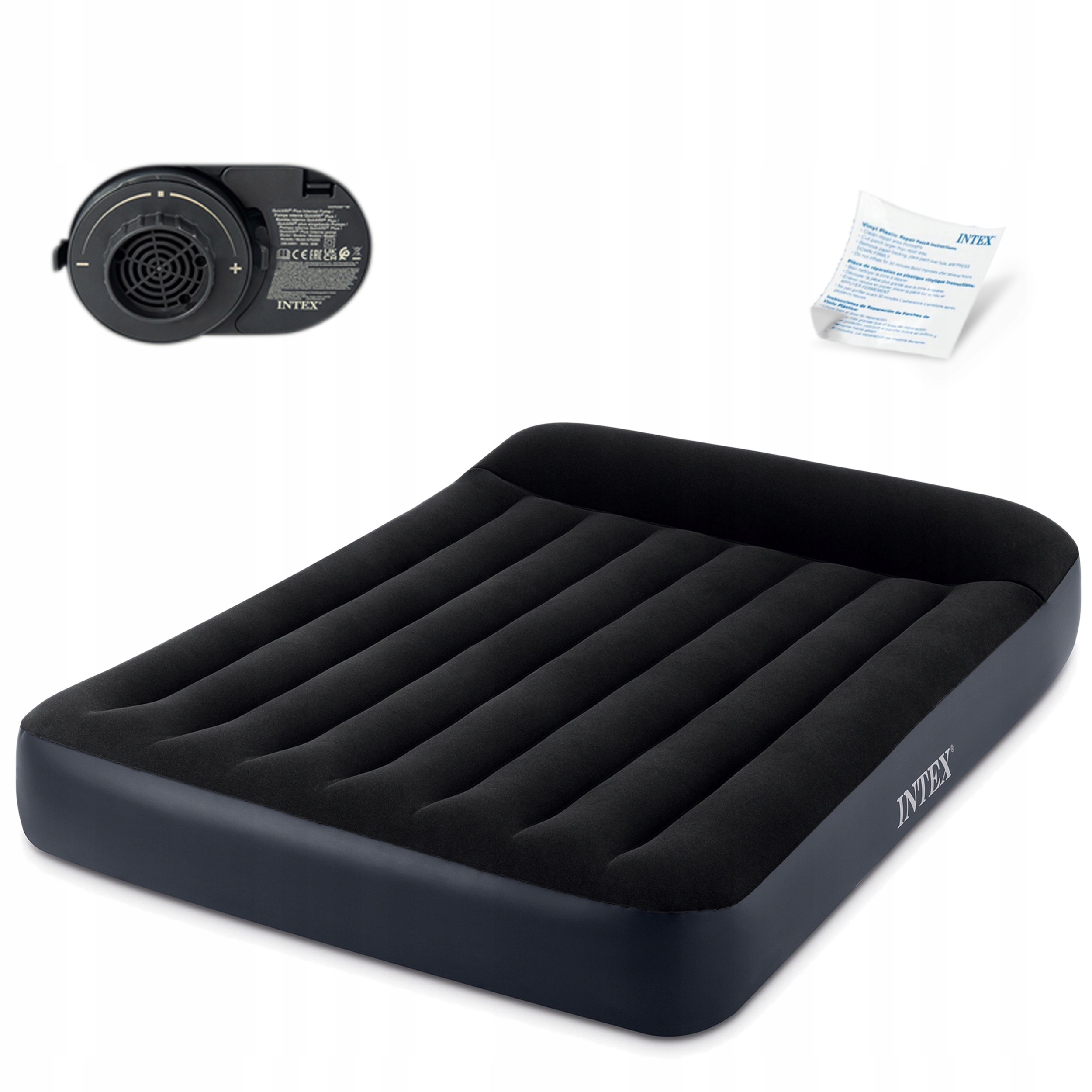 

Materac Dmuchany Welur Pompka 191x137 Intex 64148