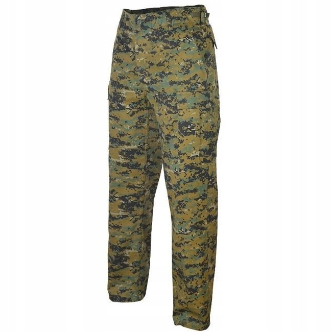 Vojenské kalhoty Mil-Tec Bdu Digital Woodland Kapsáče S