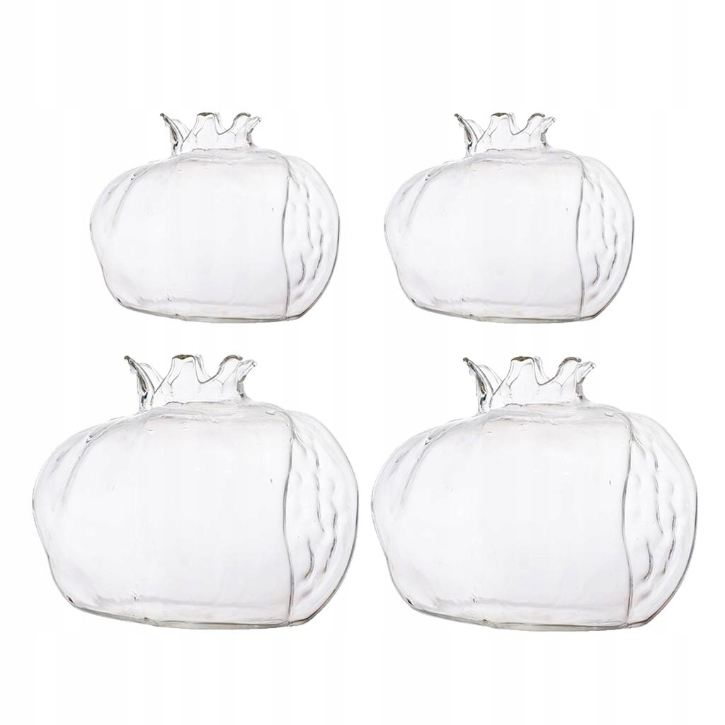 4 . Mini szklany wazon z granatu ręcznego robiony