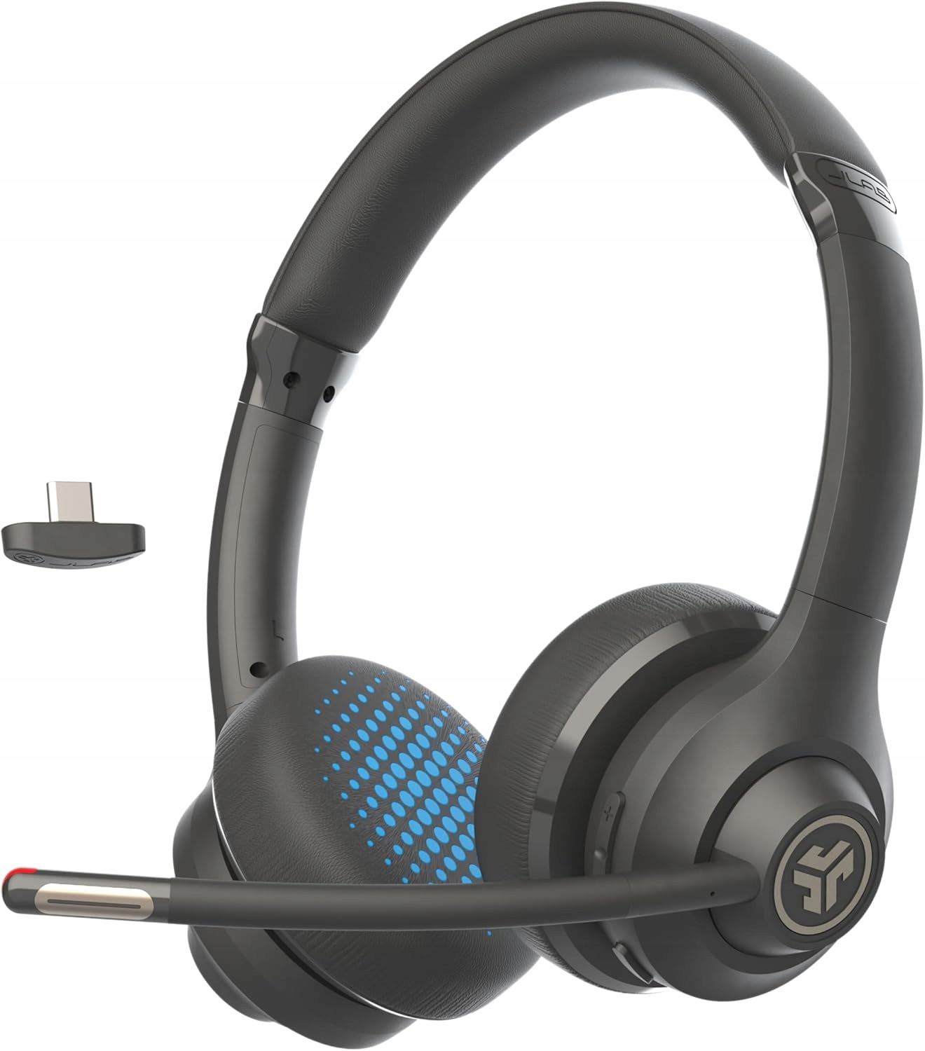 Bezdrôtové Slúchadlá Na Uši Jlab Gowork Bluetooth Call Center Mikrofón
