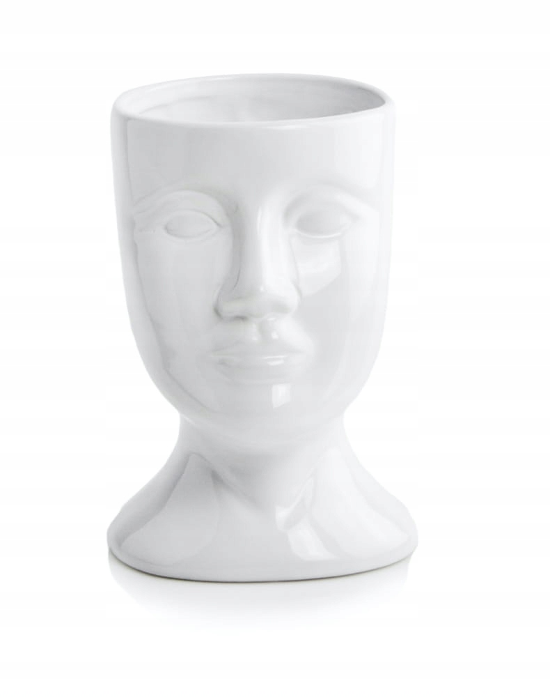 

Doniczka osłonka ceramiczna głowa twarz H16.5