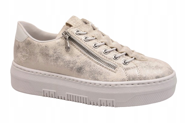 Polobotky Rieker M1953-60 39 Zlaté Crepersy