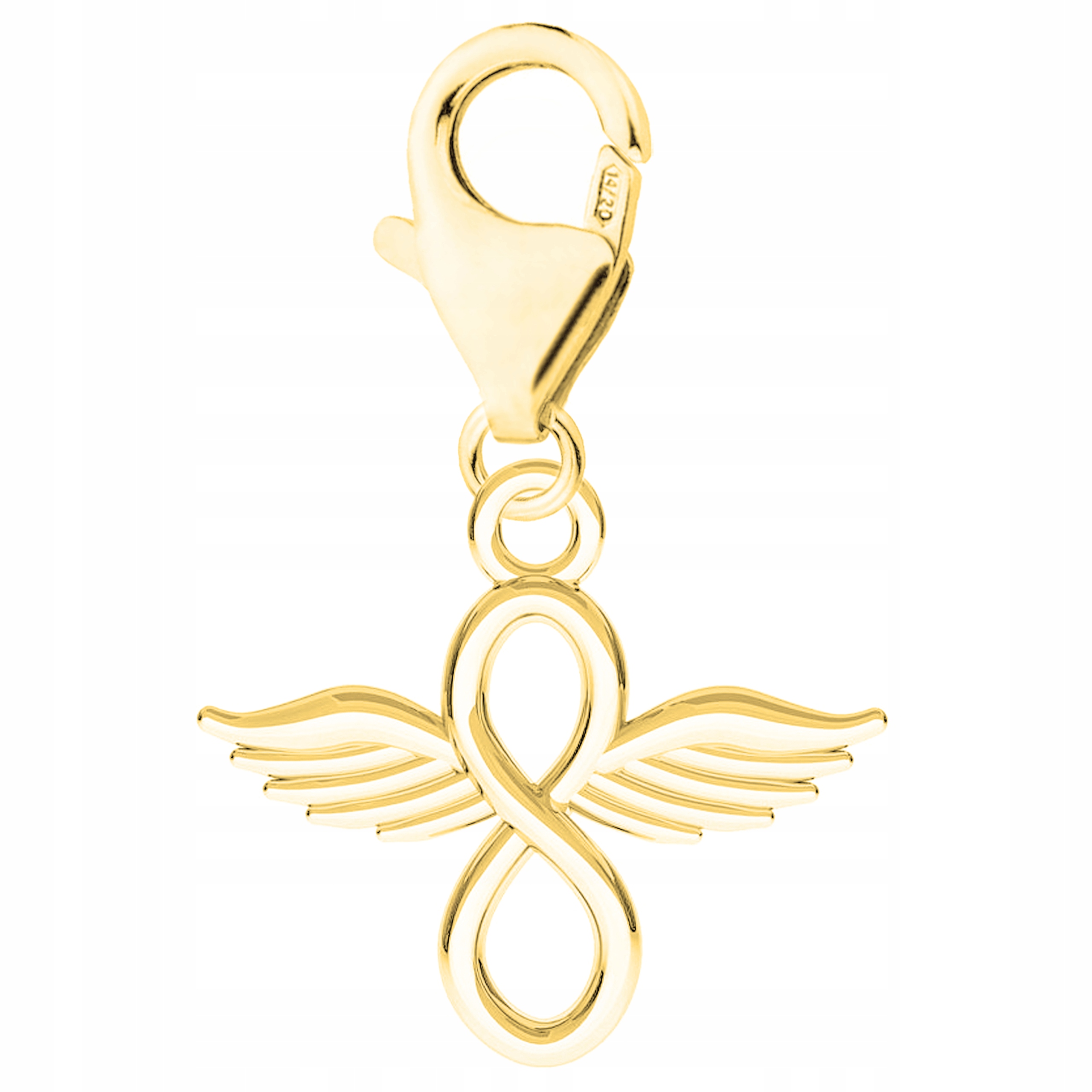 Zlatý přívěsek Visací Nekonečno stříbro 925