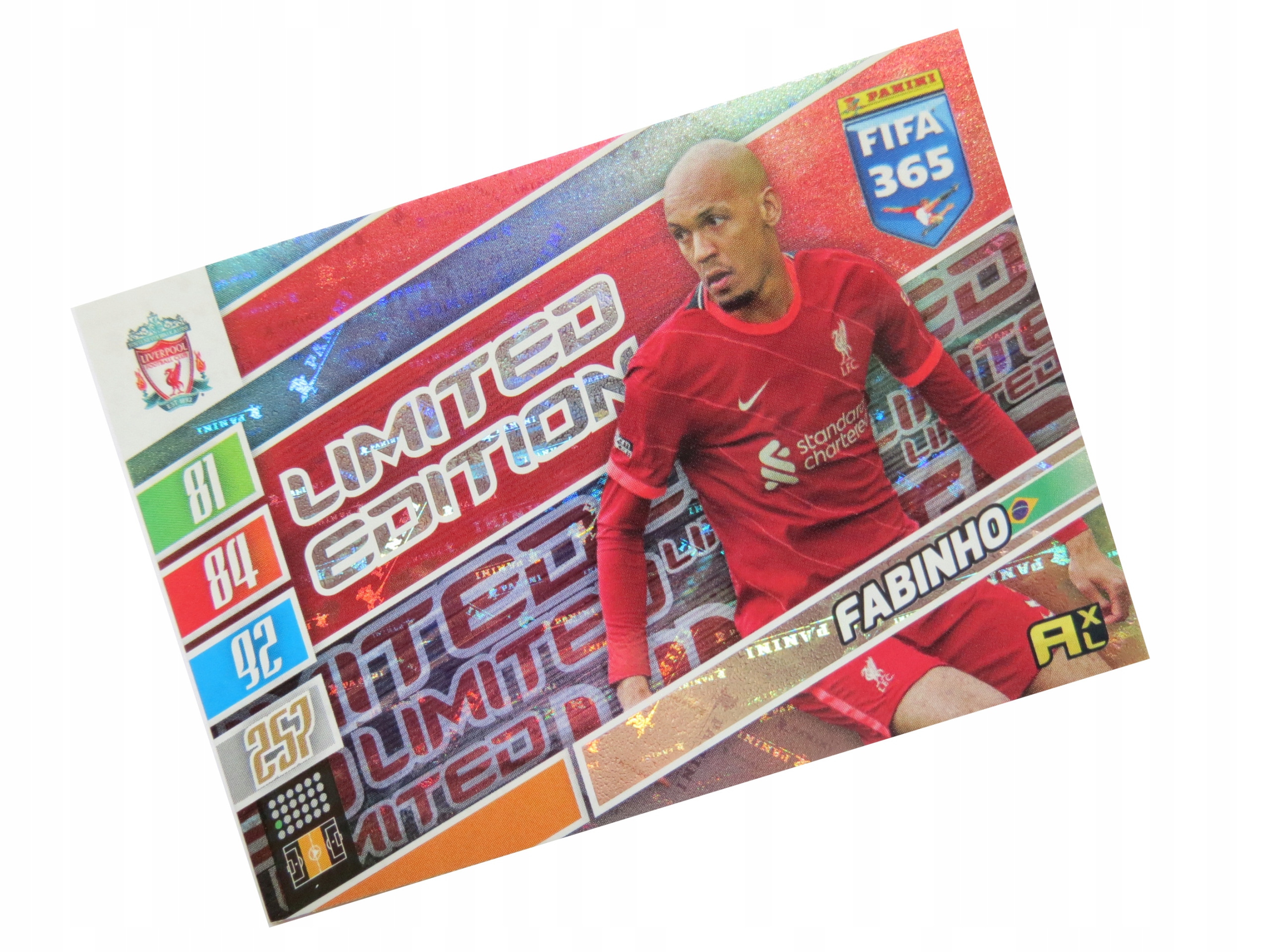 Panini Fifa 365 2022 Karty Piłkarskie Limited Fabinho Liverpool Fc