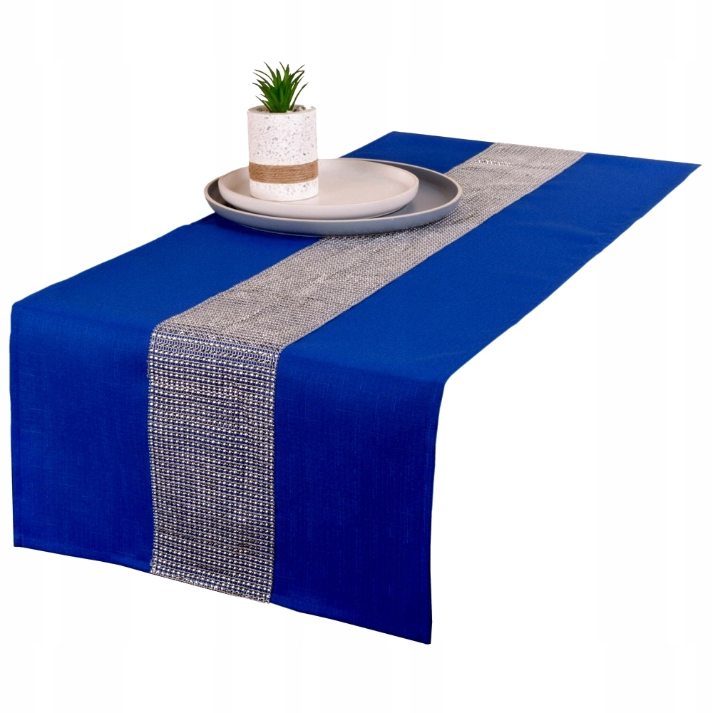 

Bieżnik EL3014 Plamoodporny z Cyrkoniami 40x340 cm