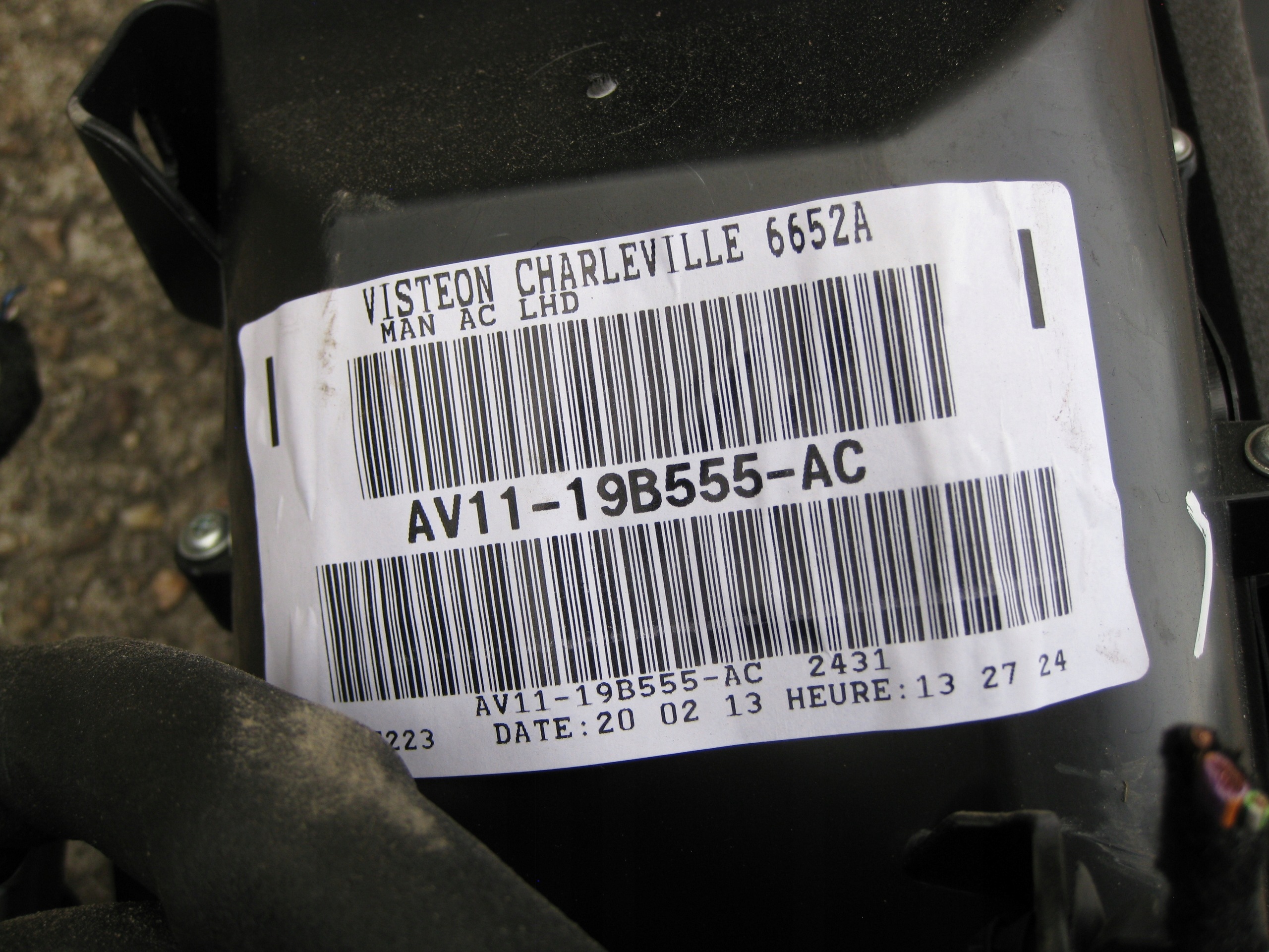 FORD B-MAX 13R 1.0EB heater heating AV11-19B555-AC