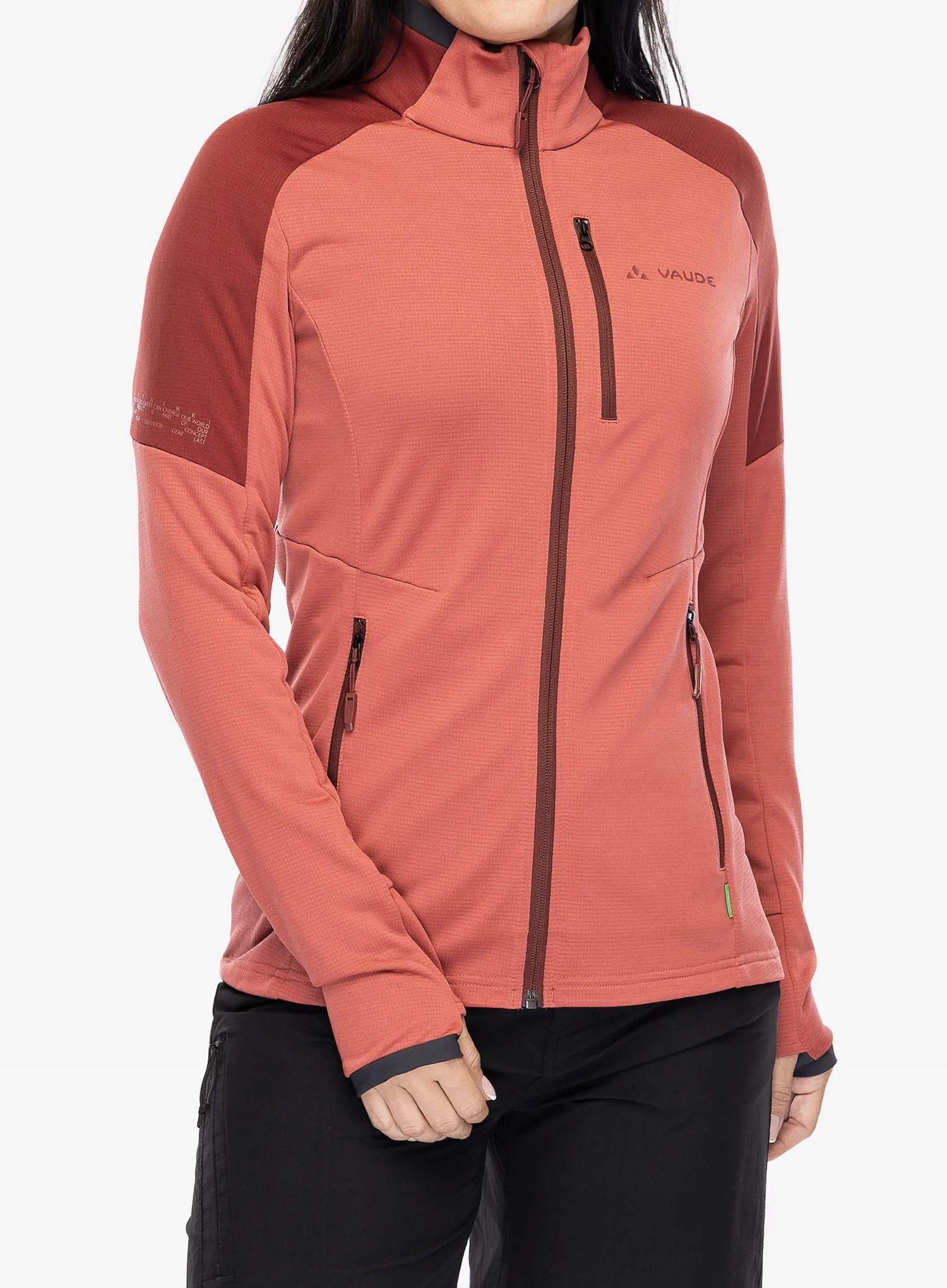 Vaude Mikina fleecová Fleece Jacket II cihla 38 (s)