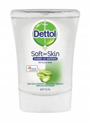 

Dettol mydło w płynie wkład Aloes i Wit. E, 250 ml