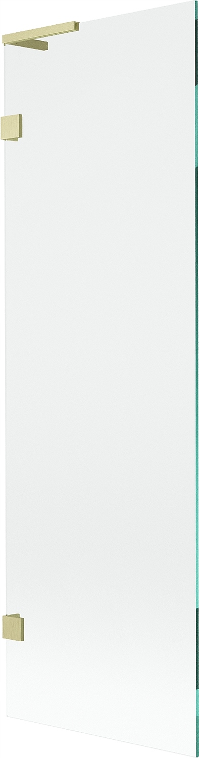 Mexen Lunar L vanová zástěna s 1 křídlem 60 x 150 cm, průhledná, zlatý kart